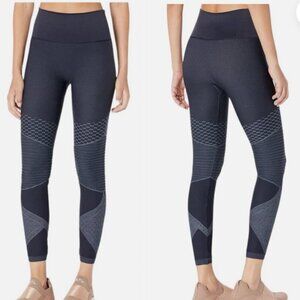 NWOT Spanx Seamless Moto Leggings Indigo Sky Baby Blue Textured leggings